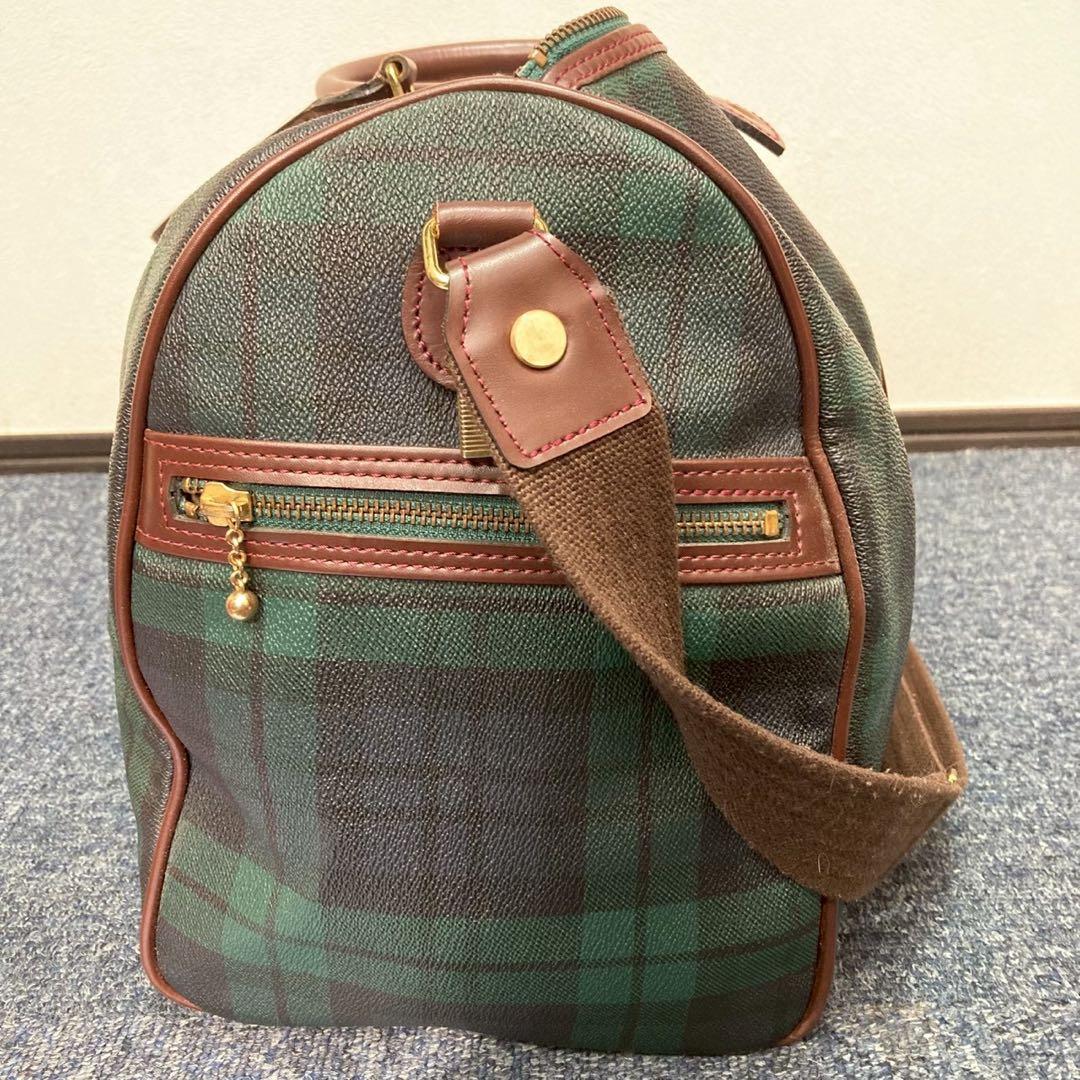 美品　SANTA BARBARA ボストンバッグ チェック柄