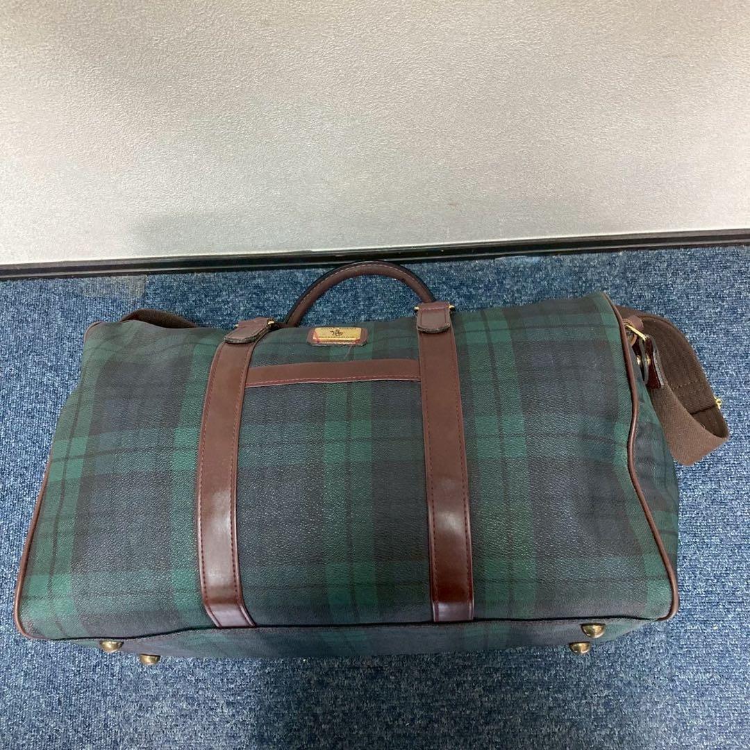 美品　SANTA BARBARA ボストンバッグ チェック柄