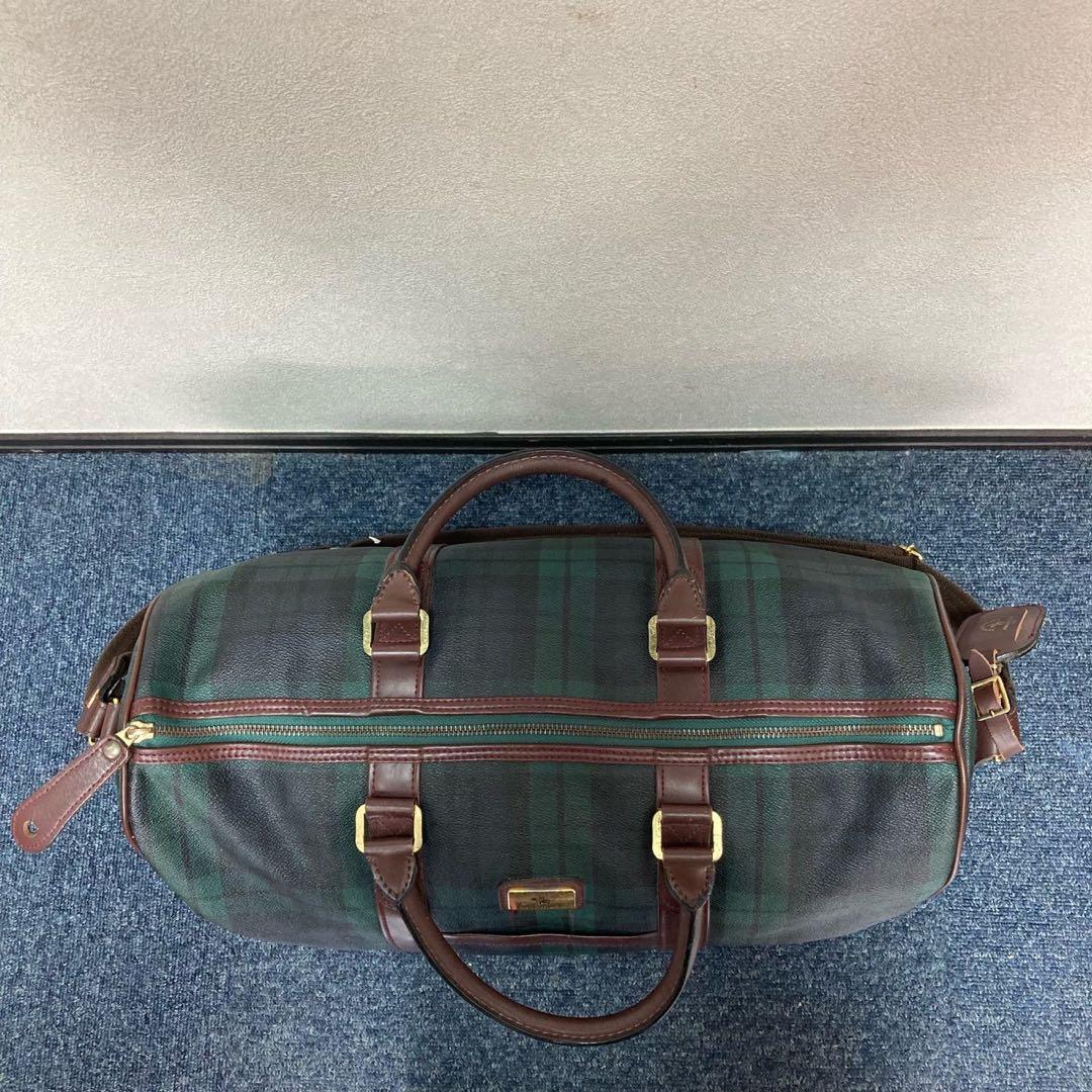 美品　SANTA BARBARA ボストンバッグ チェック柄