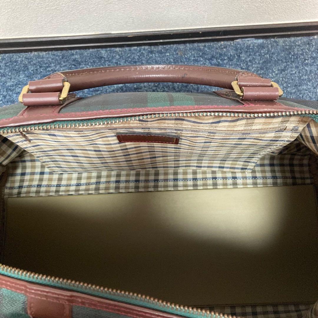 美品　SANTA BARBARA ボストンバッグ チェック柄