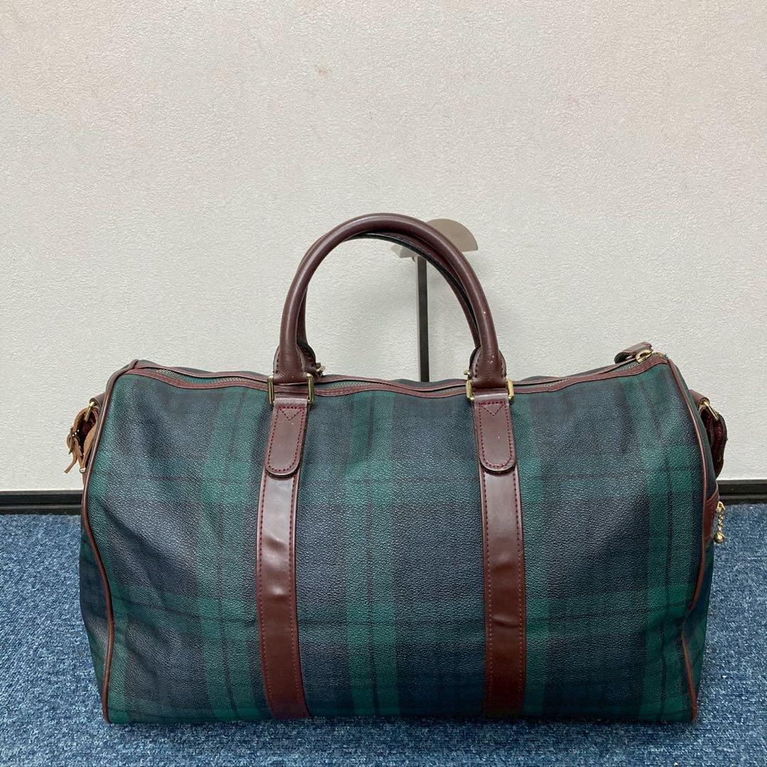 美品　SANTA BARBARA ボストンバッグ チェック柄