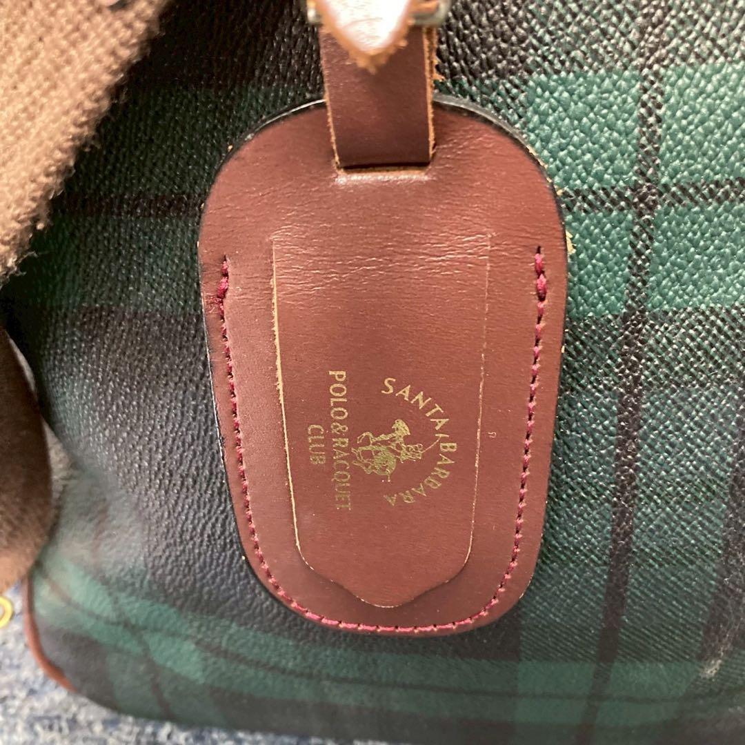 美品　SANTA BARBARA ボストンバッグ チェック柄