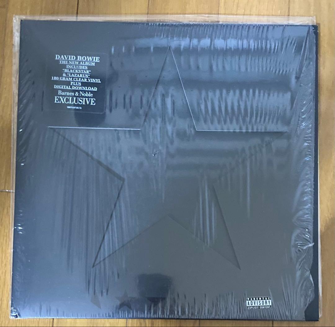 稀少USオリジナルClear☆Blackstar David Bowieレコード