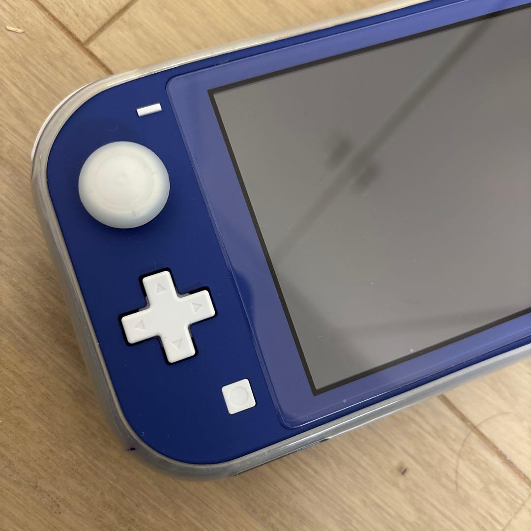 【24年7月購入】Switch Lite ブルー 極美品 ケース・フィルム付