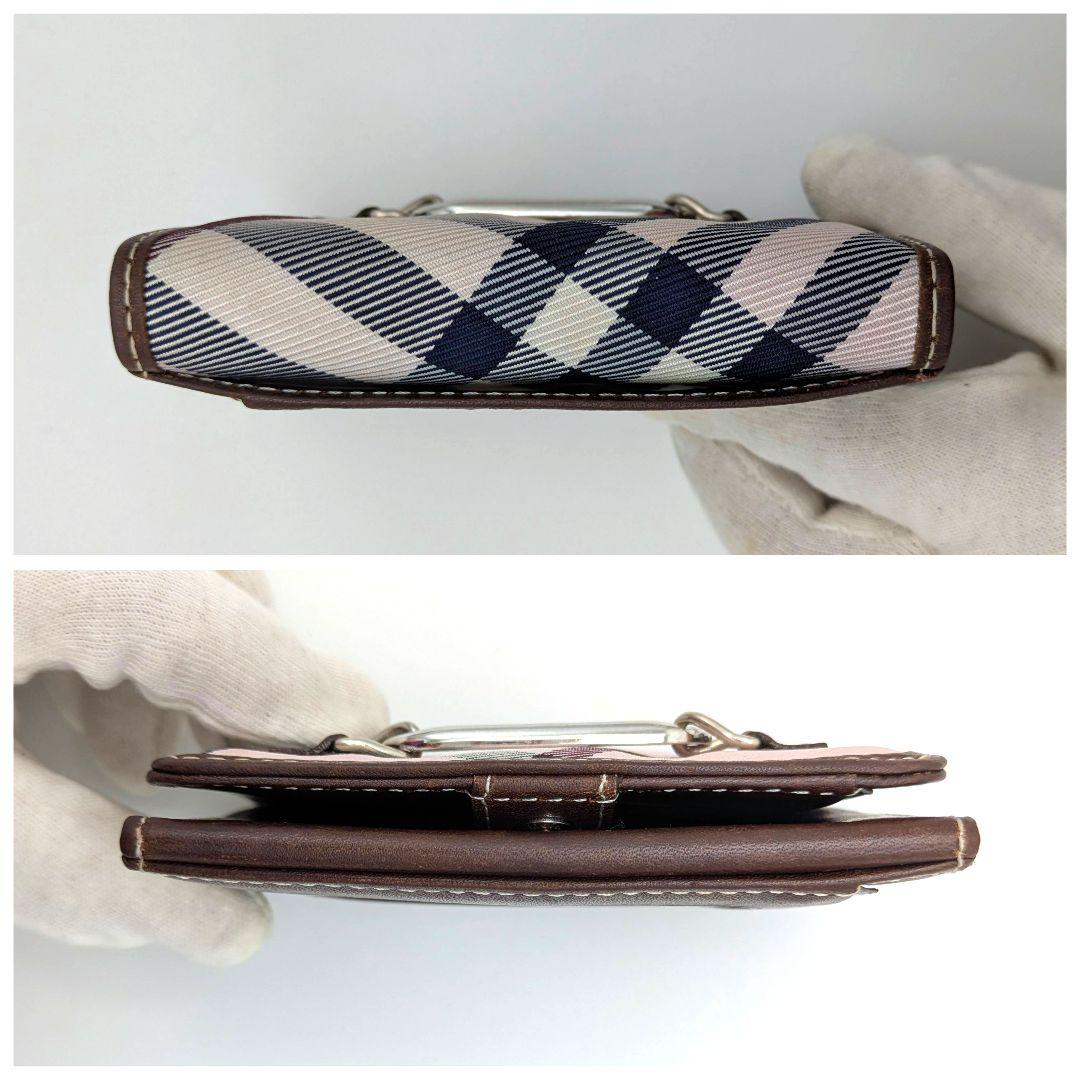 BURBERRY ブルーレーベル 名刺入れ カードケース ケース ピンク