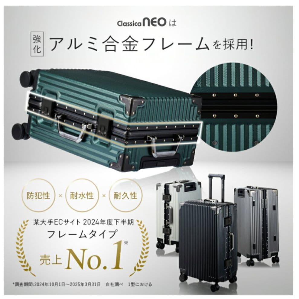 C.JUTRO⭐スーツケース　Mサイズ　60L 4〜7泊　ジャンク品