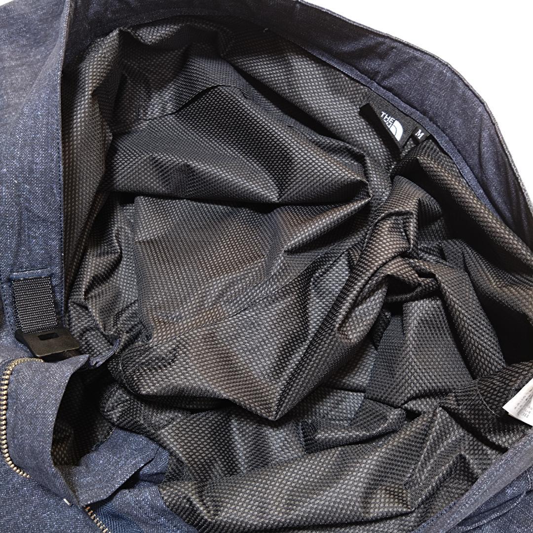 ザノースフェイス オーバーパンツ GORE-TEX デニム調 ベルト付　Ｍサイズ