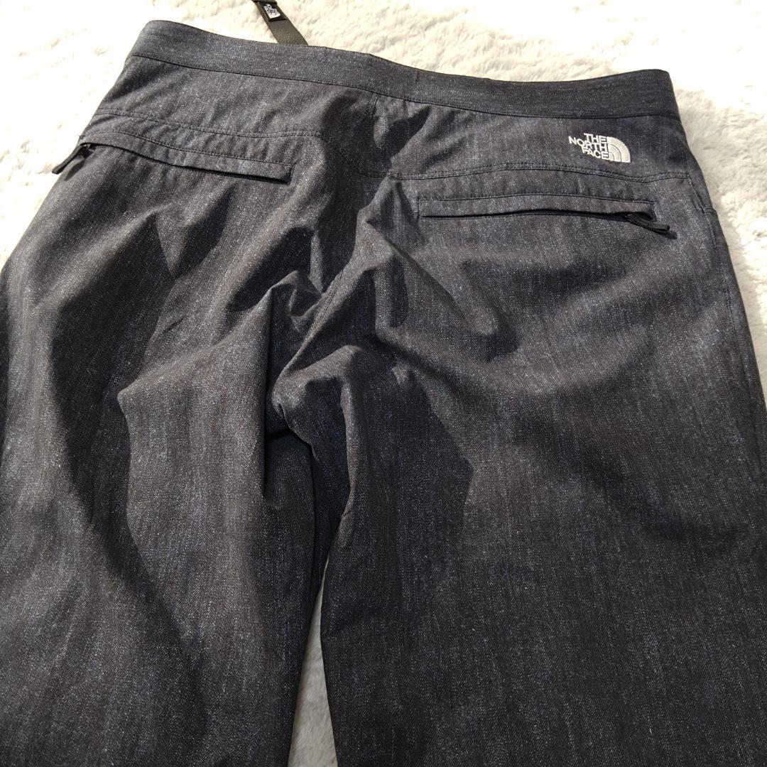 ザノースフェイス オーバーパンツ GORE-TEX デニム調 ベルト付　Ｍサイズ
