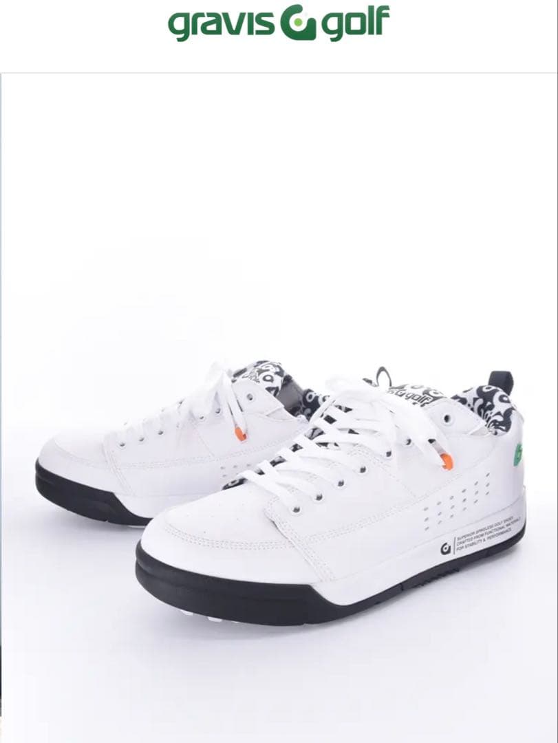 まりちゃん様　新品未使用　gravis golf ゴルフシューズ ホワイト