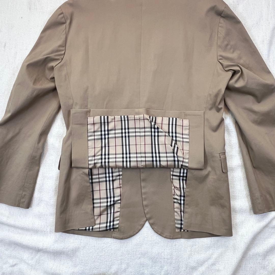 BURBERRY ノバチェック 2B テーラードジャケット 本切羽