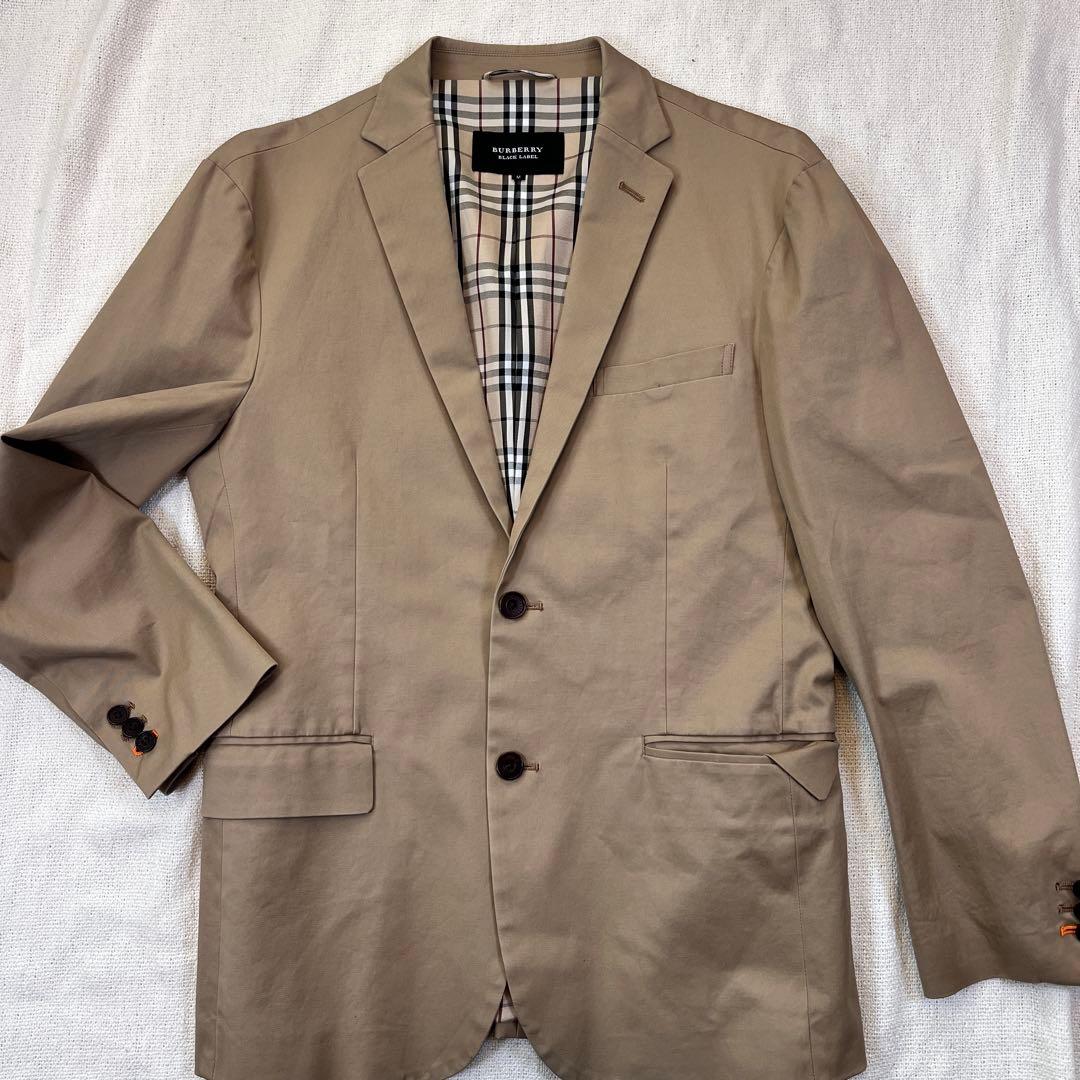 BURBERRY ノバチェック 2B テーラードジャケット 本切羽