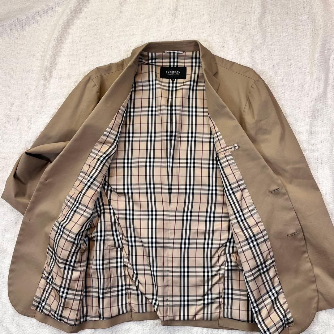 BURBERRY ノバチェック 2B テーラードジャケット 本切羽