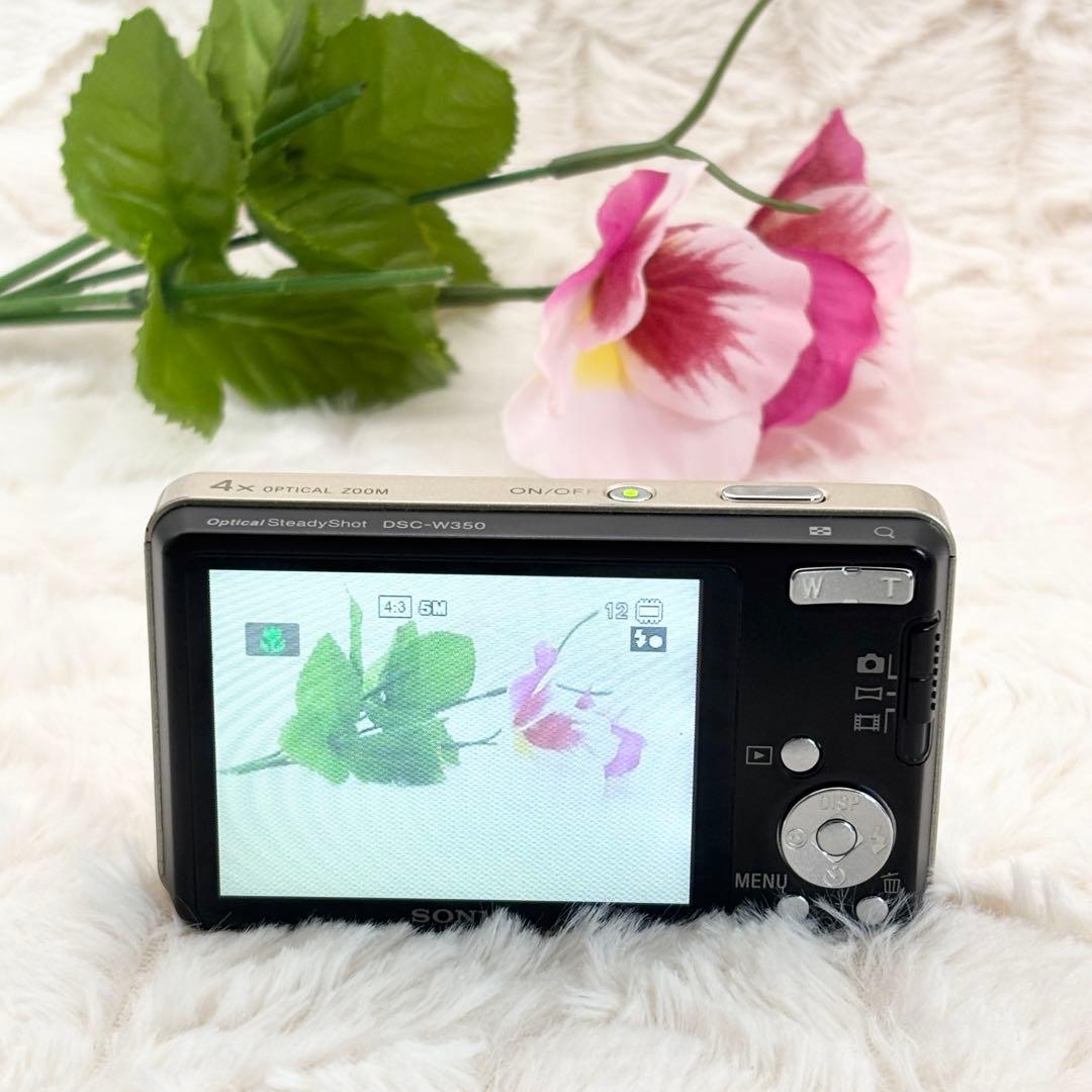 美品・動作良好✨ SONY Cyber-Shot DSC-W350 ゴールド