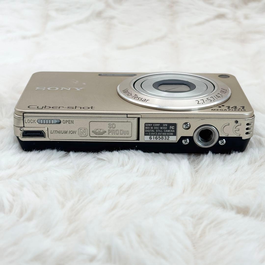 美品・動作良好✨ SONY Cyber-Shot DSC-W350 ゴールド