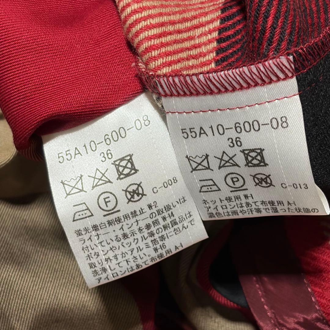 未使用タグ付き　ブルーレーベルクレストブリッジ　　トレンチ　ライナー　ベルト