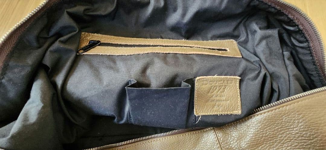 デュカルス DOUCALS フルレザー ボストンバッグ ブラウン【ゴルフ、旅行】