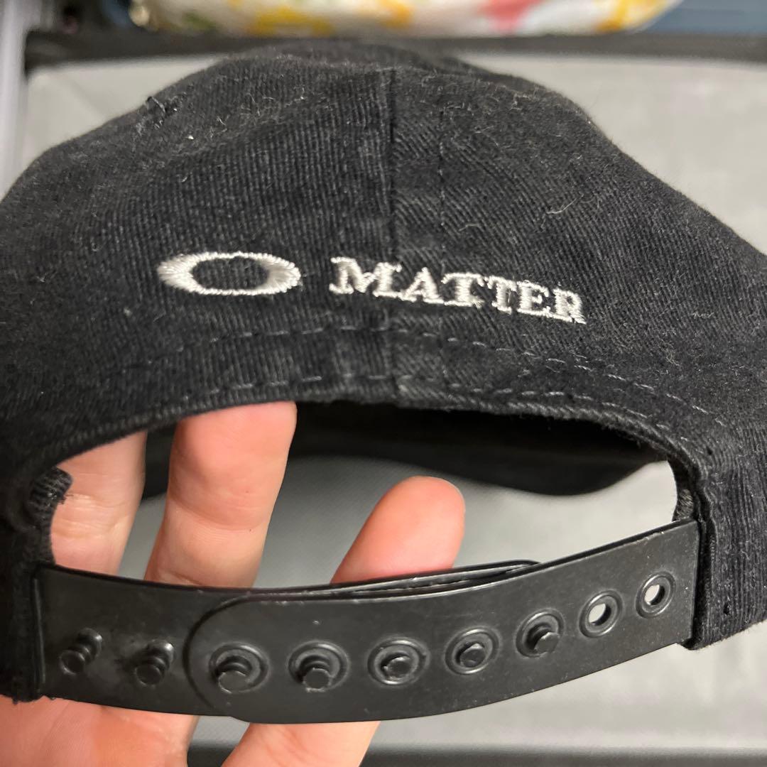 90s Oakley ブラック キャップ　USA製