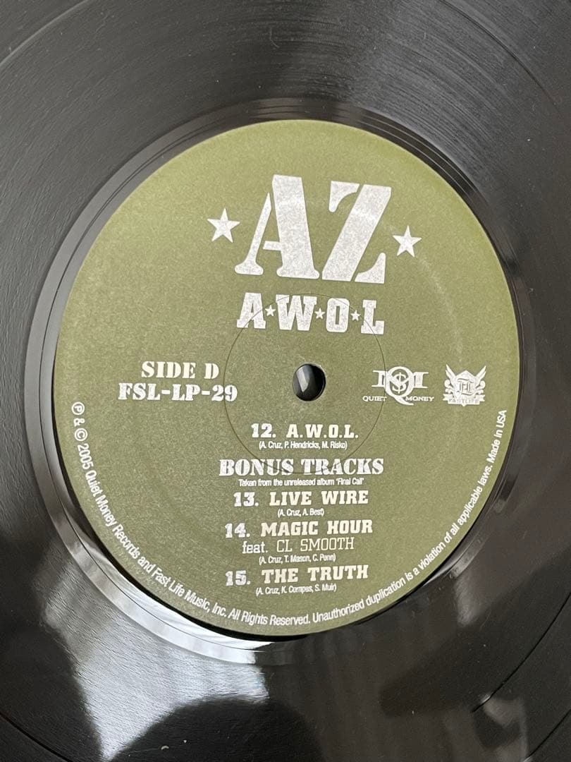 洋楽 AZ - AWOL