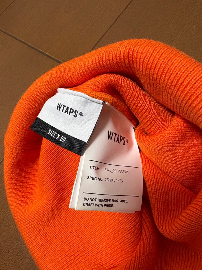 WTAPS オレンジ ニット帽
