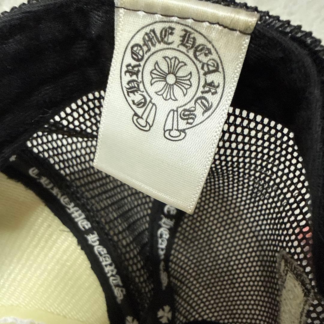 CHROME HEARTS キャップ ホワイト/ブラック