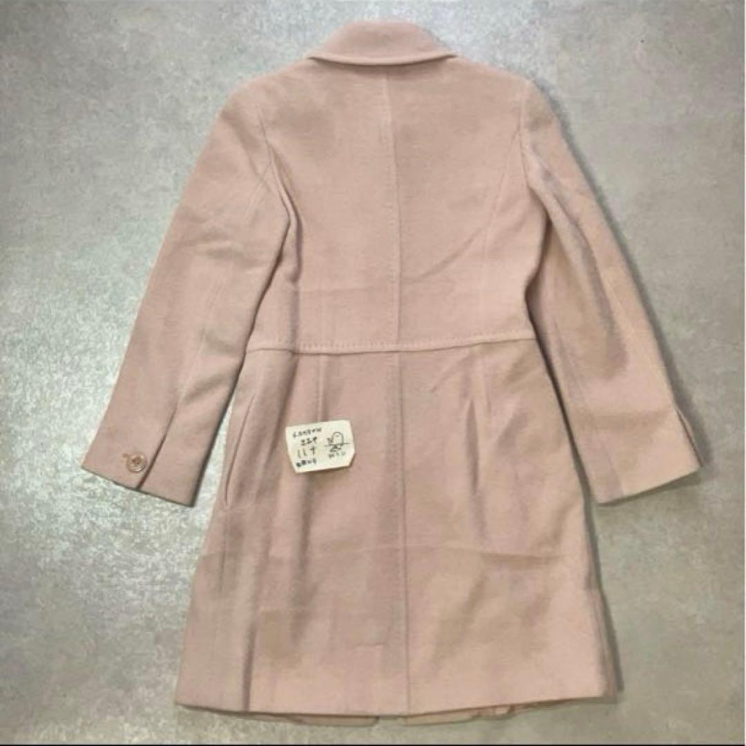 MaxMara、アンゴラ50%シルク30%、コート、ピンク、36