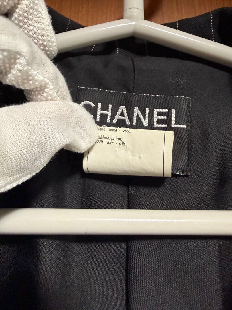 【希少】CHANELBOUTIQU シャネル96ヴィンテージ ウールジャケット
