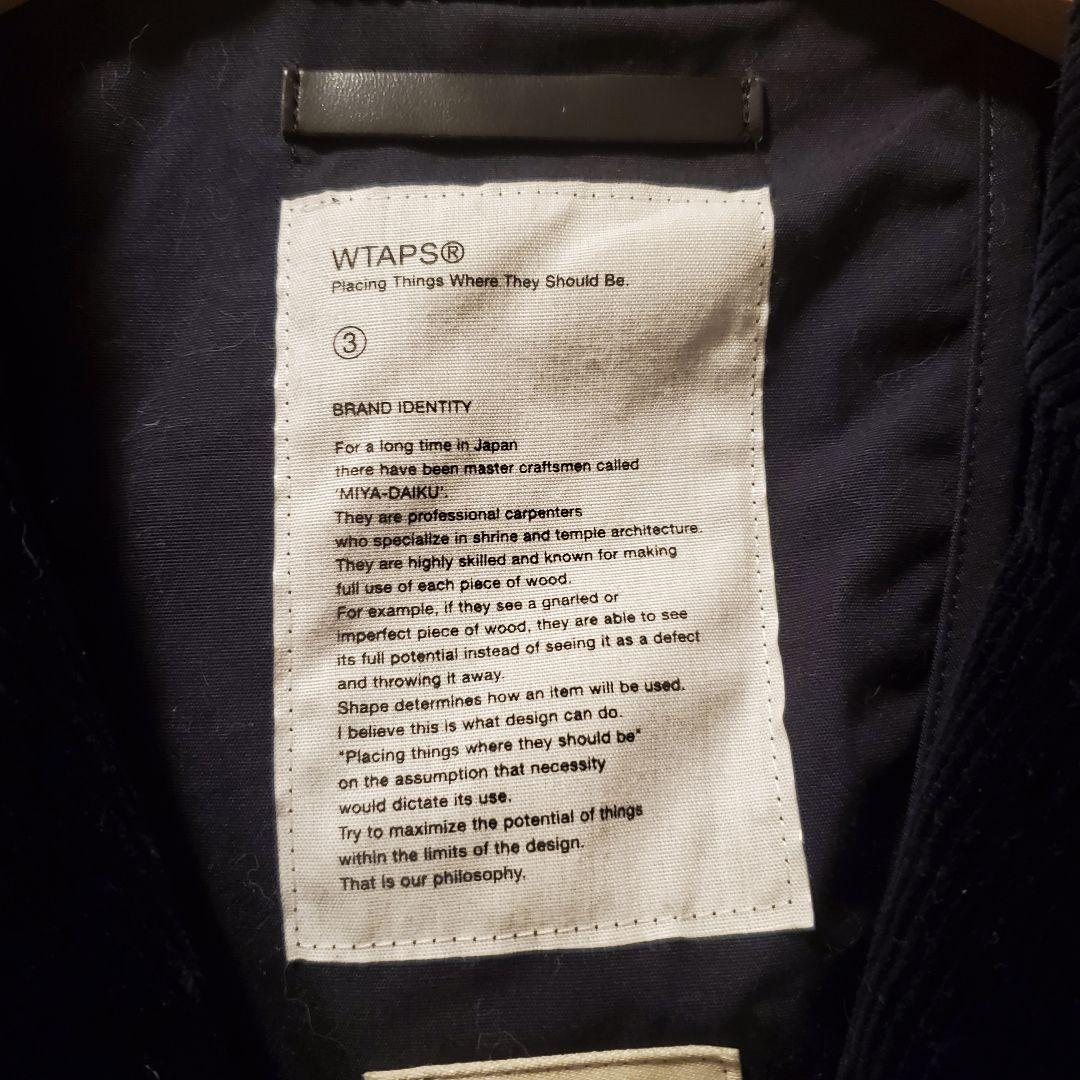 WTAPS CORDUROYJKT　brisbane moss　L