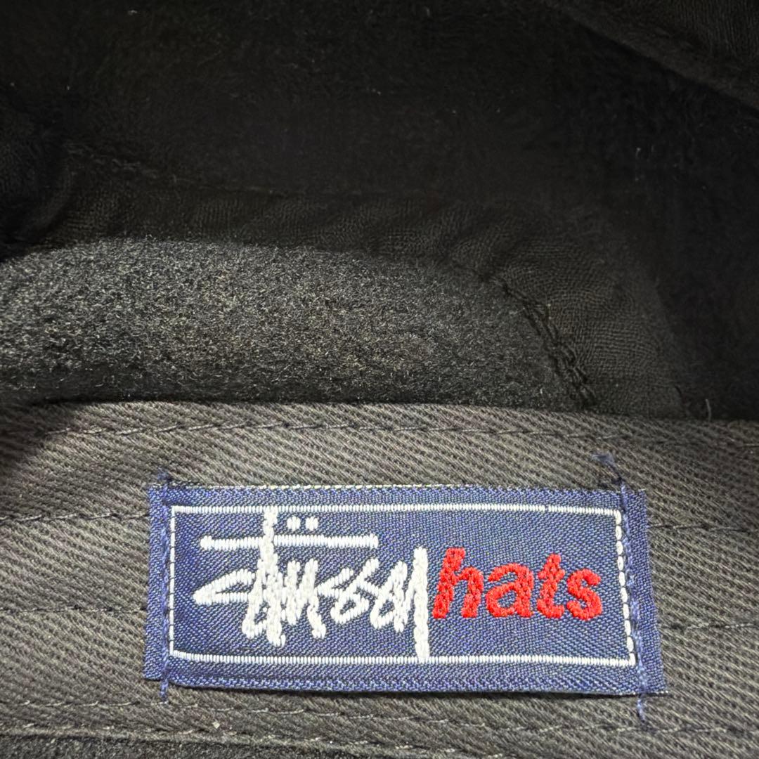 帽子 90s STUSSY fleece cap size Free