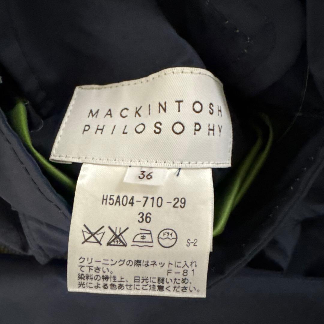 マッキントッシュ リバーシブル 薄手 コート　レインコート