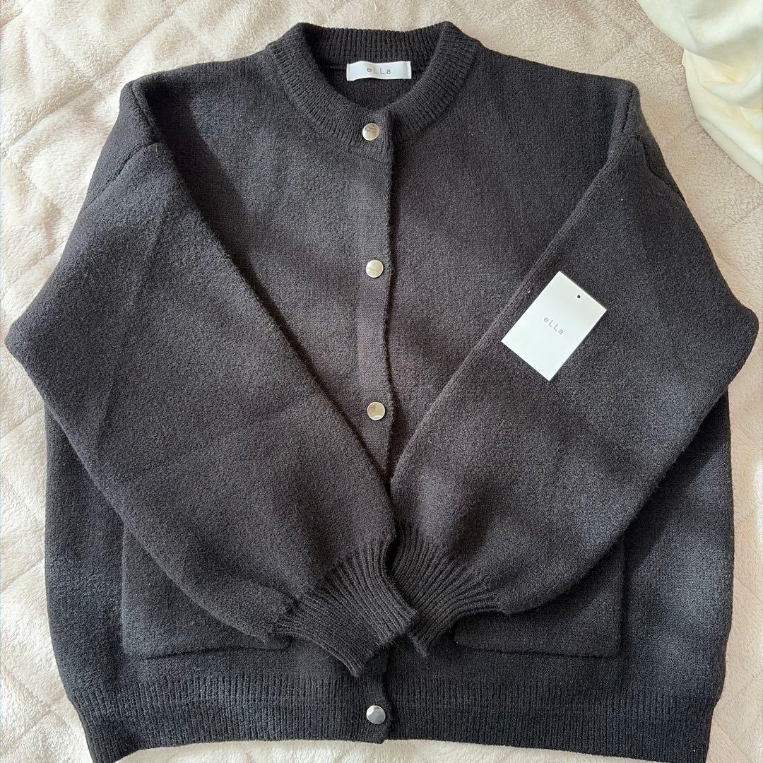 ella_selectshop エラ　カーディガン　ブラック