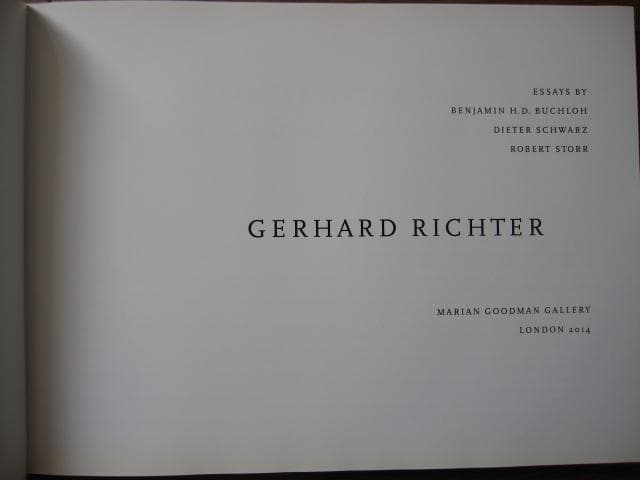 アート・デザイン・音楽 Gerhard Richter New Works 2010 - 2014