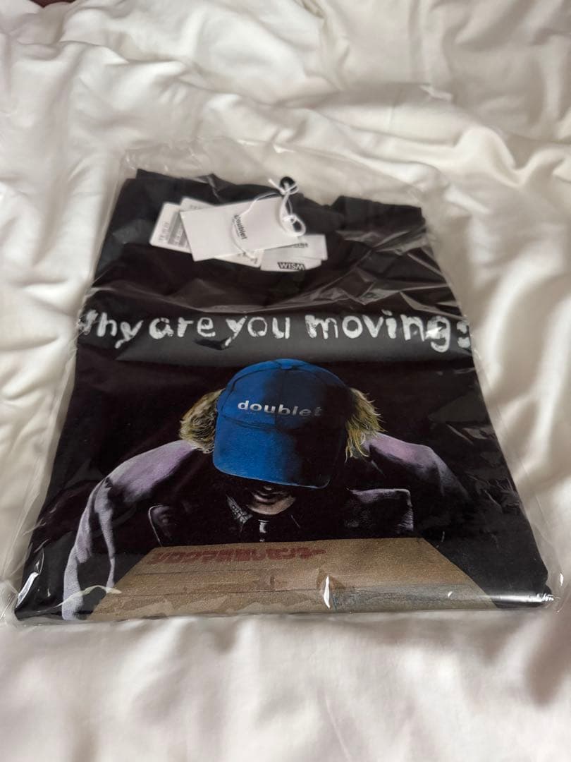 doublet グラフィックプリント Tシャツ　ロンT WISM Mサイズ　黒