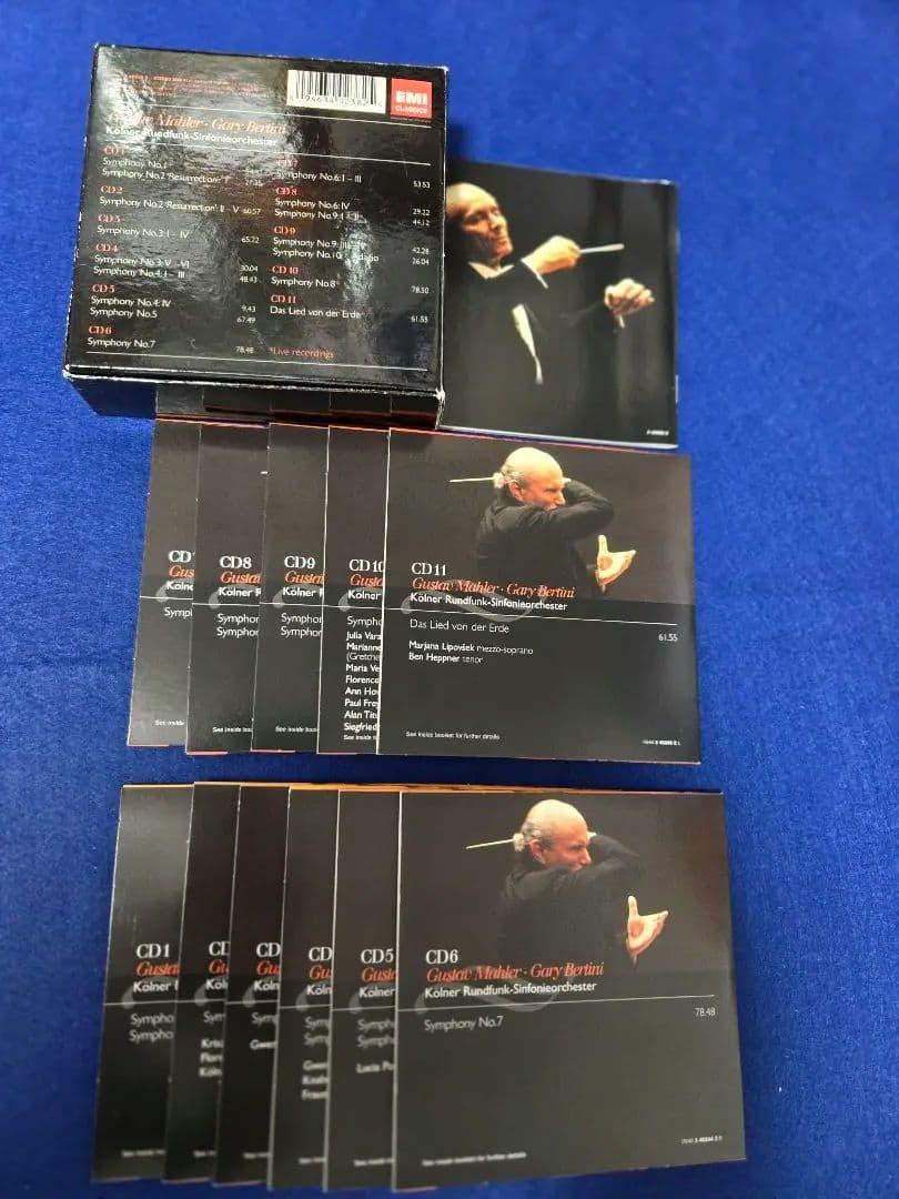 ベルティーニ　マーラー交響曲全集　11CD　輸入盤
