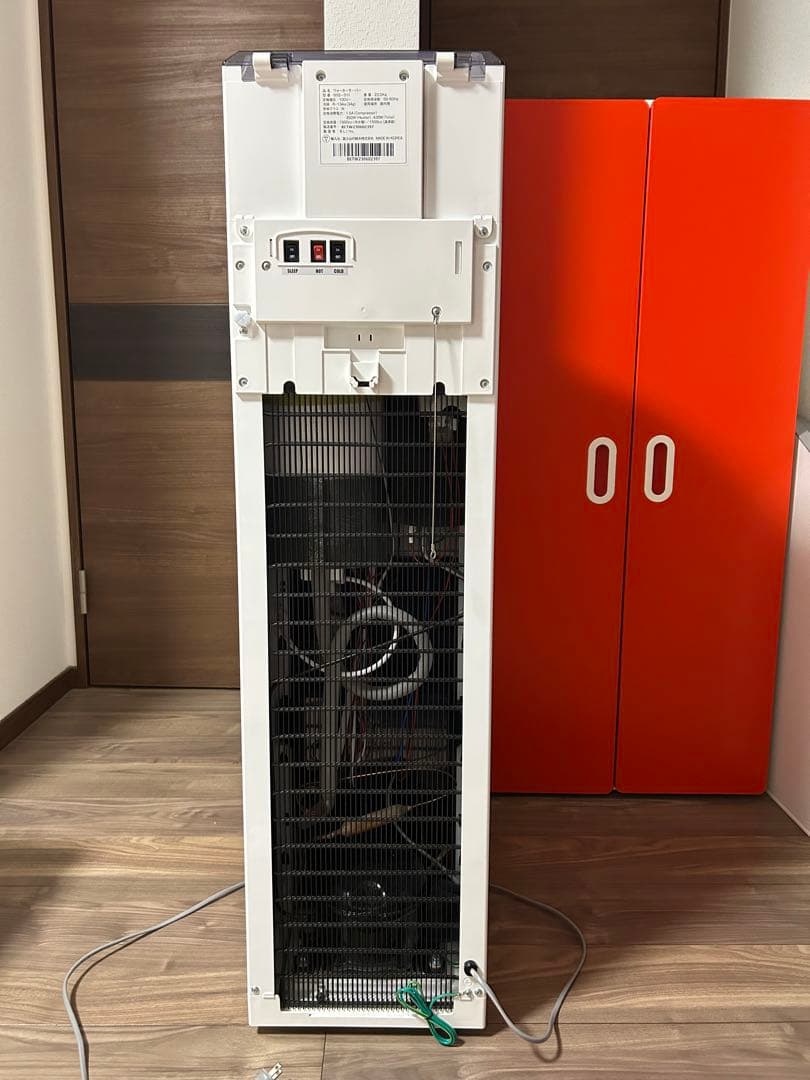 ウォーターサーバー エブリィフレシャス tall ホワイト カートリッジ5個付き