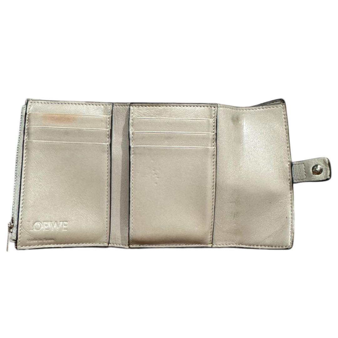 リ*コ様 【良品】LOEWE 三つ折り財布 バーティカル スモール ウォレット