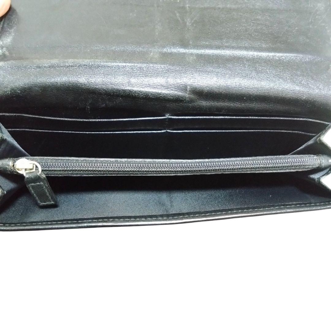 【美品】 クリスチャンディオール 2つ折り長財布 ブラウン モノグラム