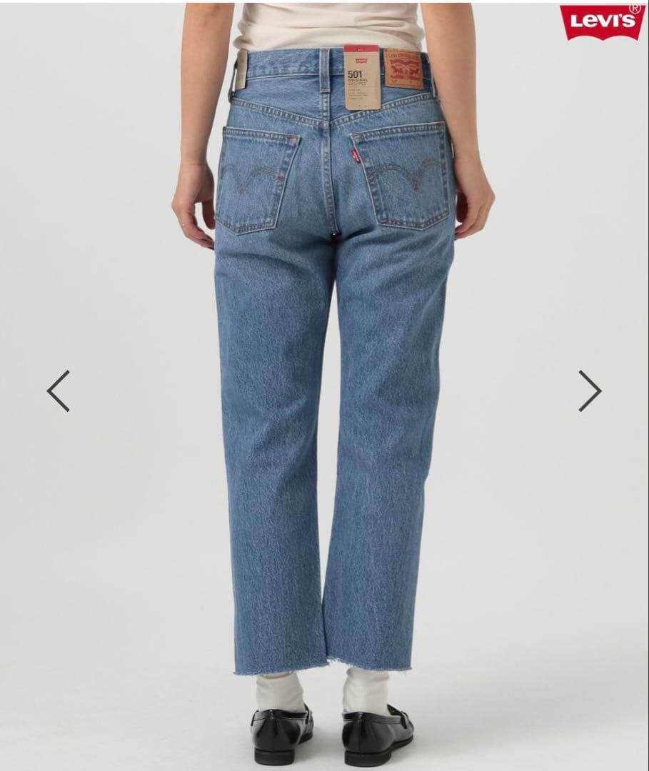 n*n様 未着用 Levi'sリーバイス 501 別注 クロップド インディゴ