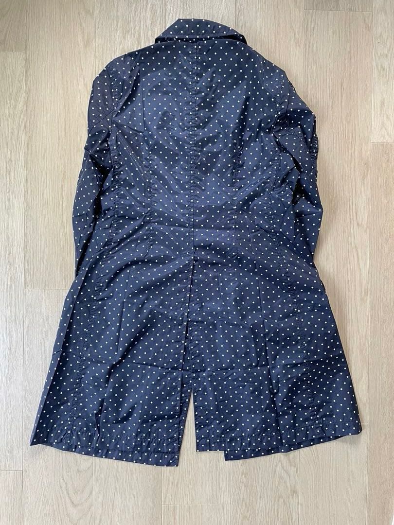 美品COMME des GARÇONS ドット柄ナイロントレンチコート SS