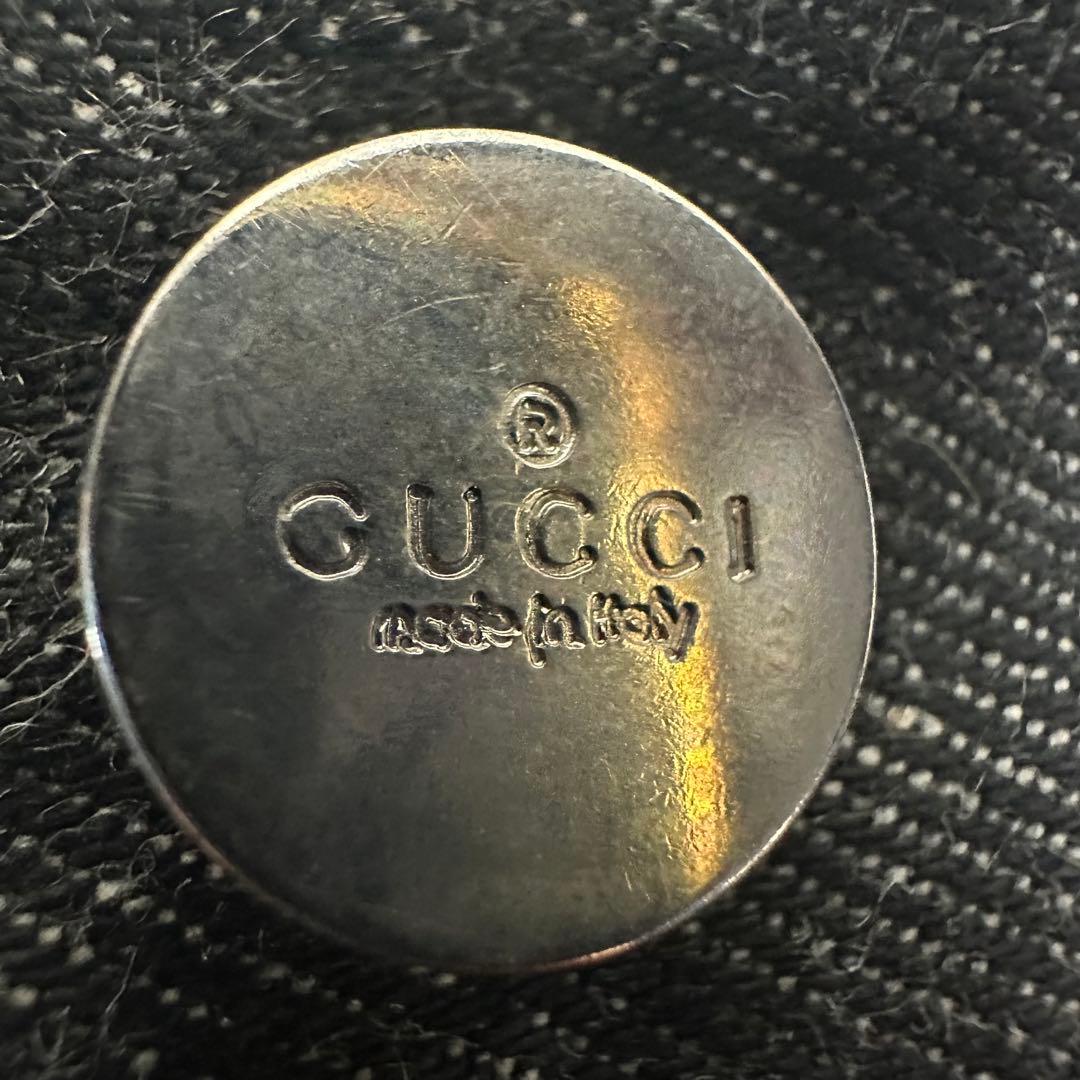 正規品 グッチ GUCCI ブラック 黒シェリーライン デニムジーンズ 38 M