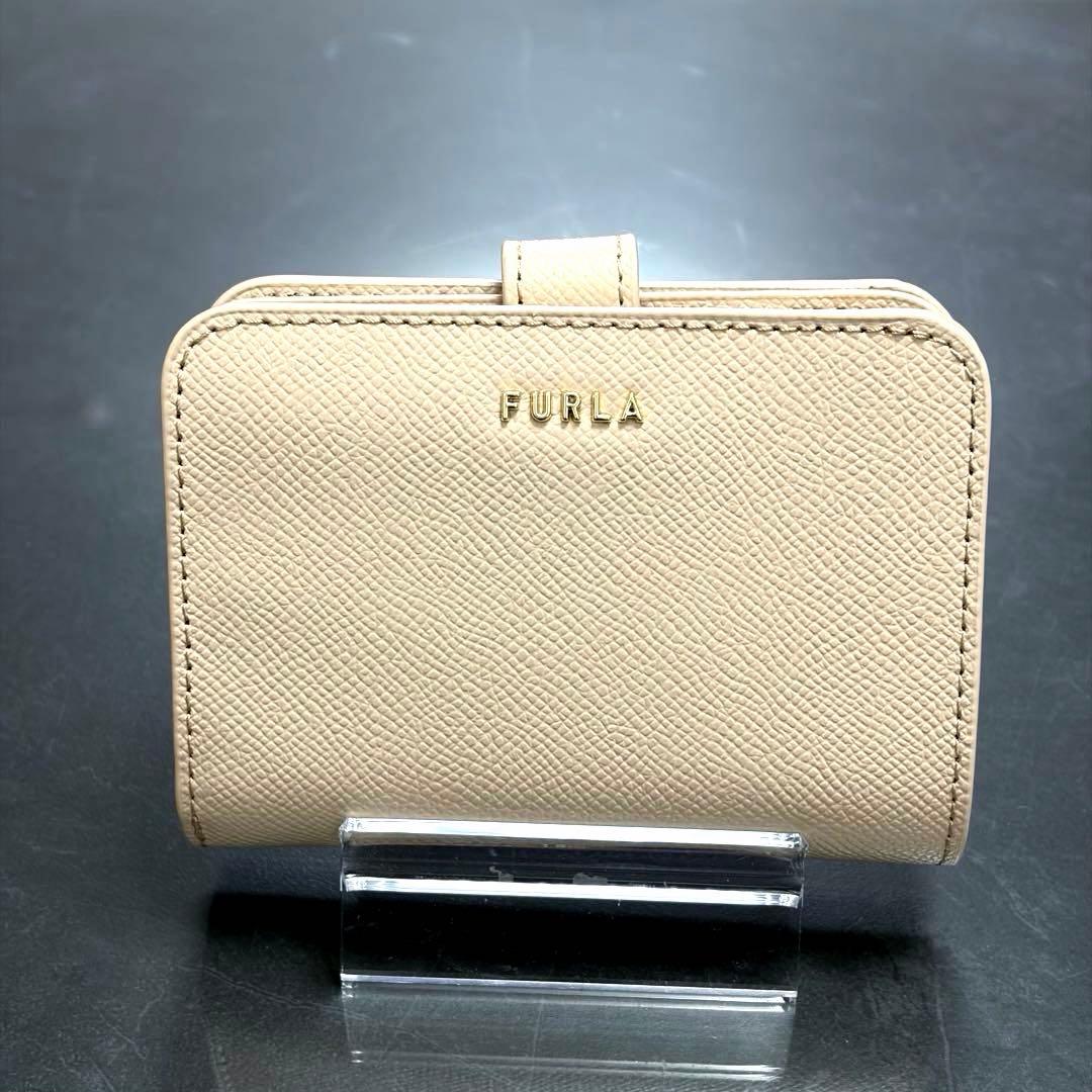 シ3/新品/FURLA/フルラ/二つ折り財布/クラシックSコンパクトウォレット