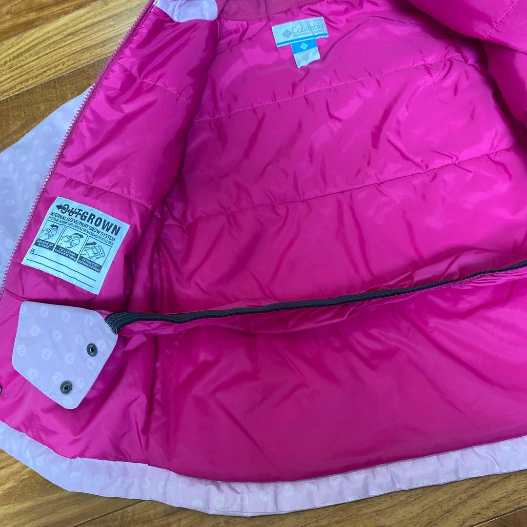 早い者勝ち　コロンビア　スキーウェア　XS 120 女の子　ピンク