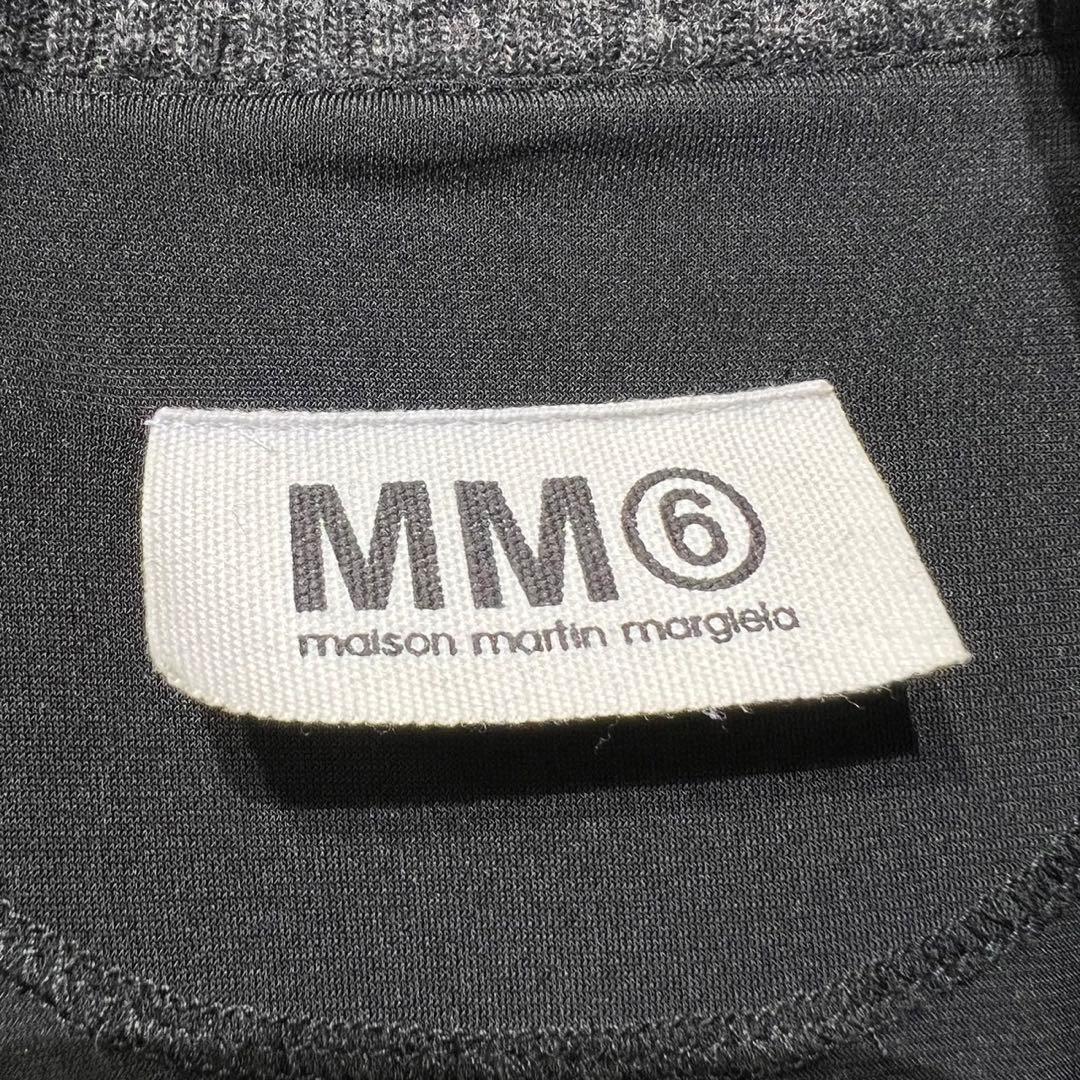 希少 美品 MM6 上質 デザインカーディガン ここのえ期 ニット ウール 切替