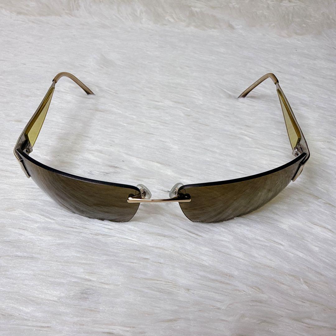 小物 BVLGARI archive sunglasses y2k Rimless