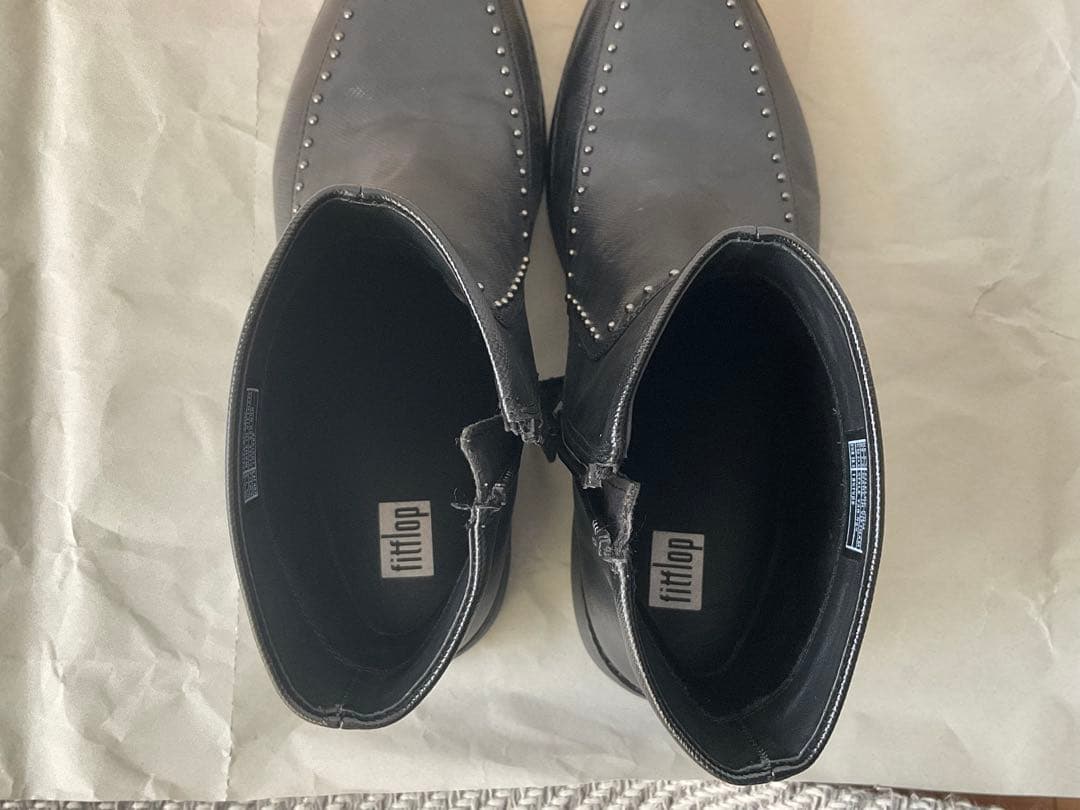 fitflop レディースブーツ　24.5cm ブラック