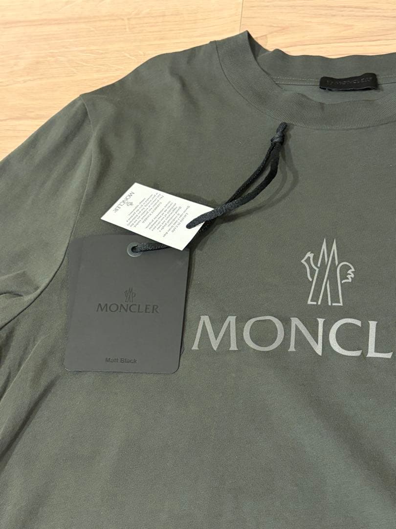 モンクレール MATT BLACK Tシャツ ダークグリーン S ビームス購入品