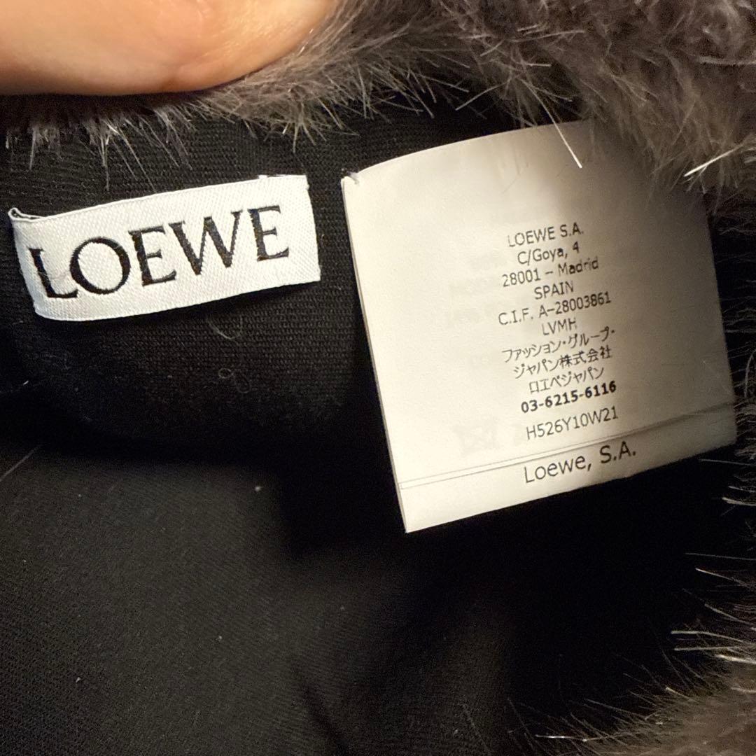 LOEWE ロエベ 23AW FAUX FUR ネックマフラー スヌード