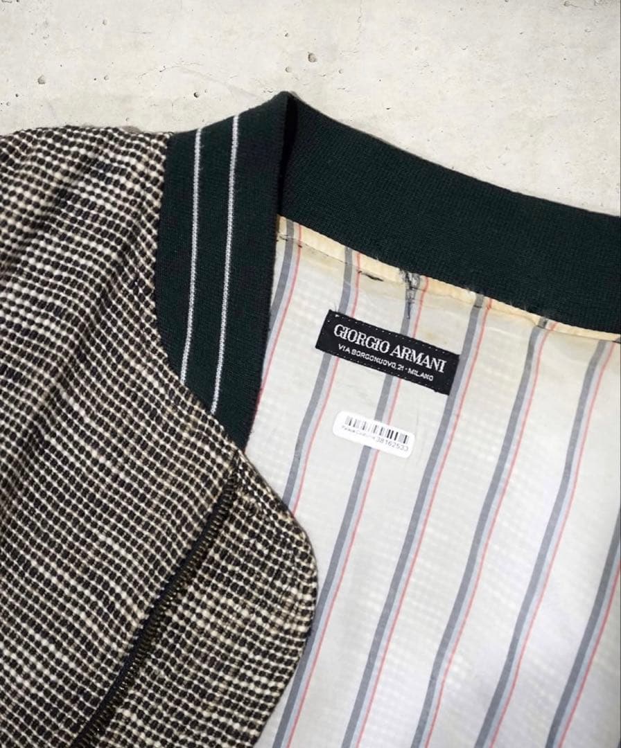 80's GIORGIO ARMANI コットン・リネンジャケット