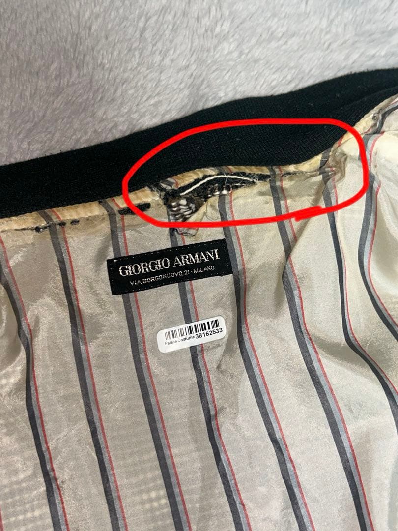 80's GIORGIO ARMANI コットン・リネンジャケット