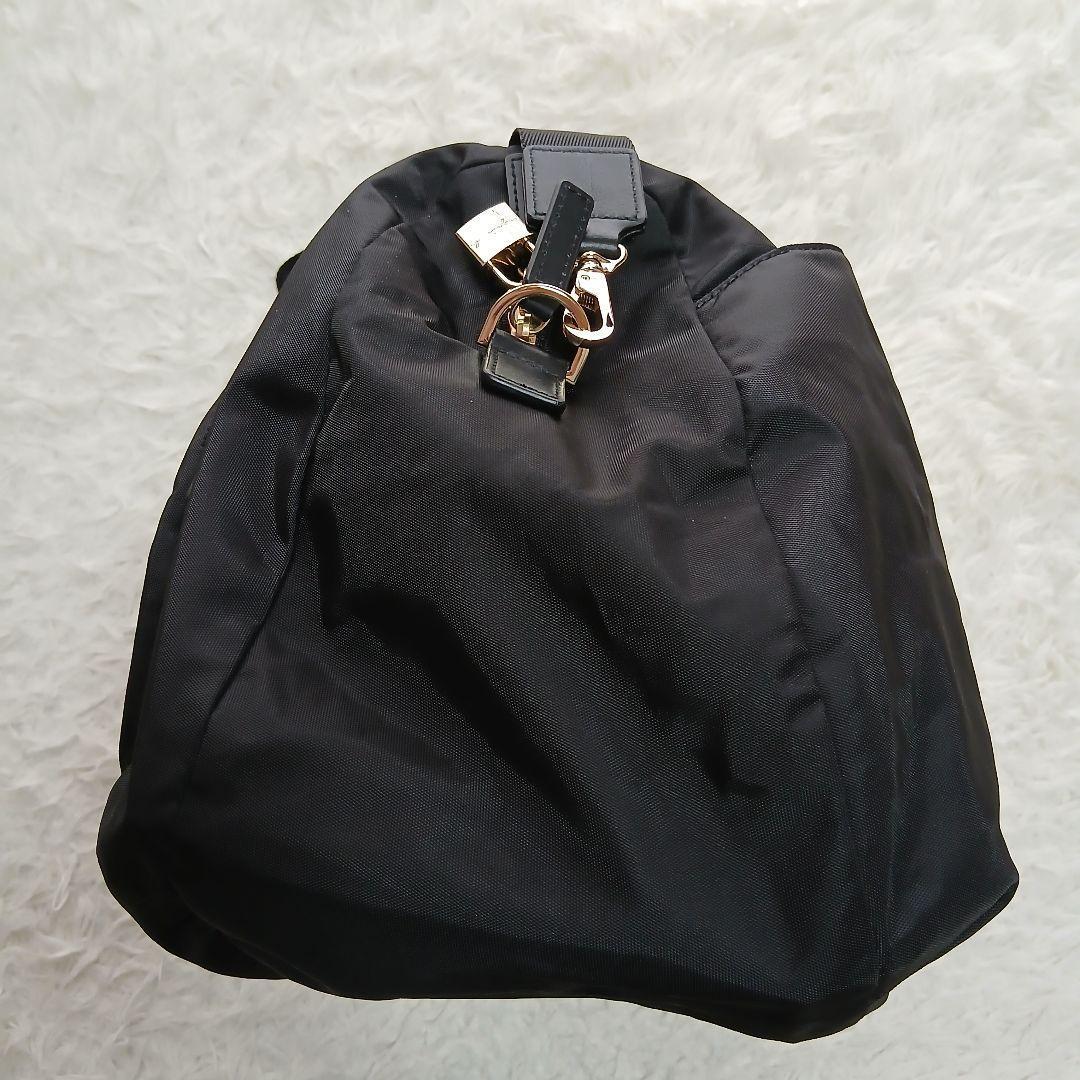 【美品】【agnes b.】FT03 2Way ボストンバッグ　チャーム、鍵付