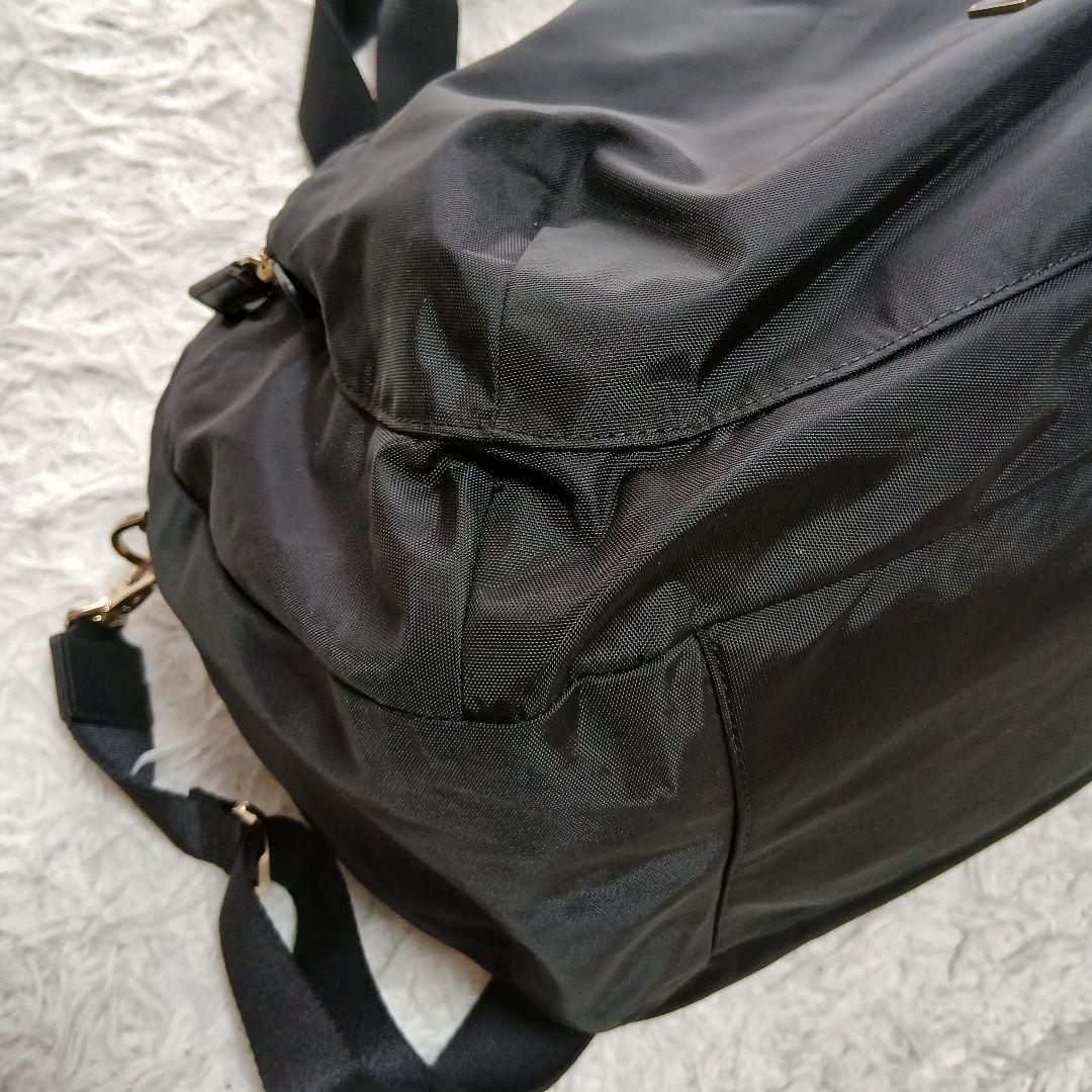 【美品】【agnes b.】FT03 2Way ボストンバッグ　チャーム、鍵付
